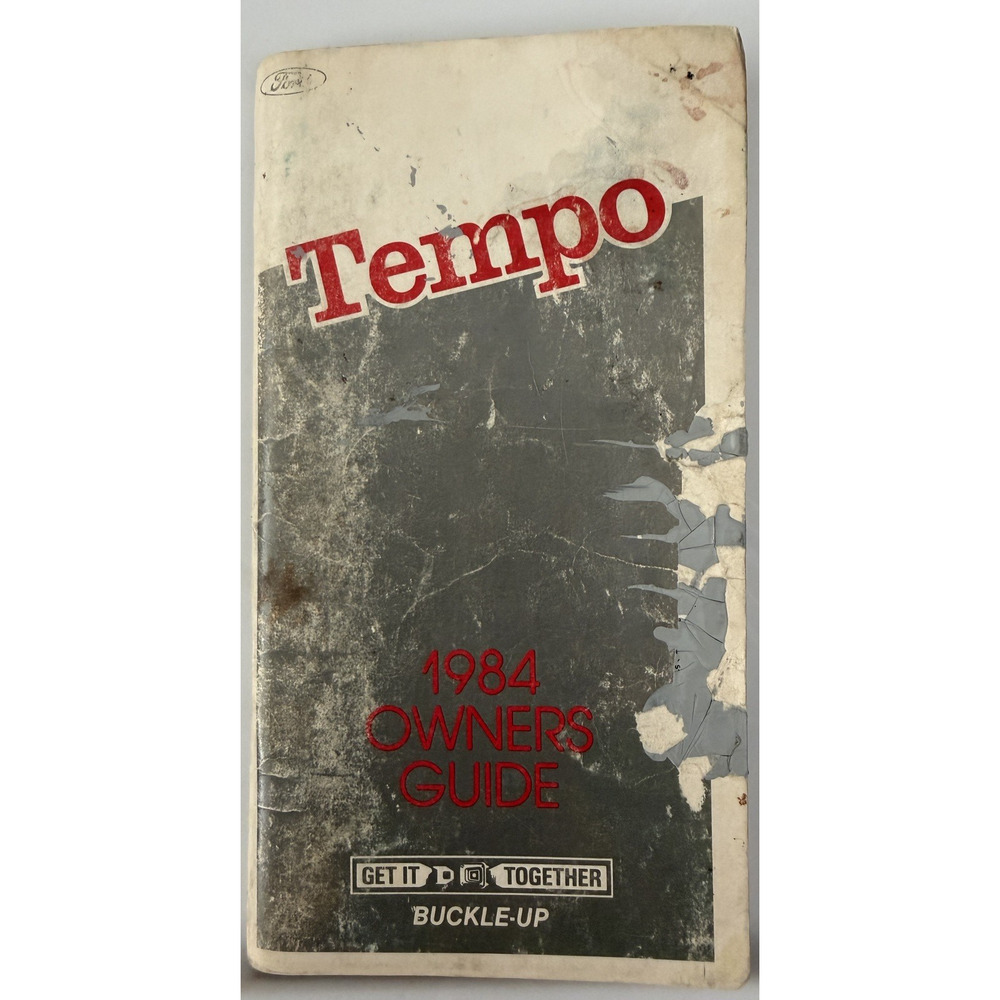 1984 Ford Tempo Owner's Manual FPS-365-12016-84C